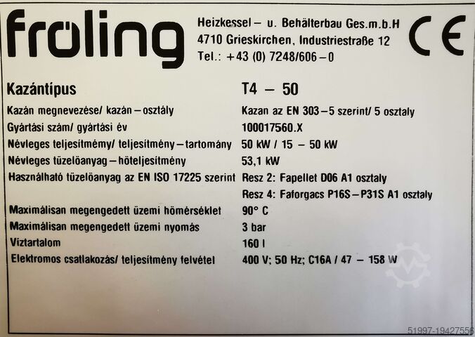 Heating & blower Fröling T4