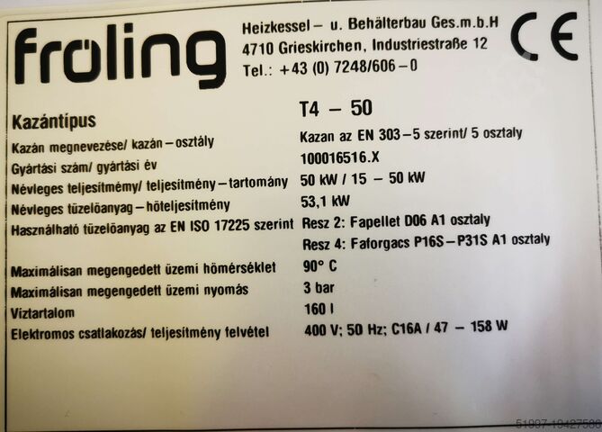 Heating & blower Fröling T4