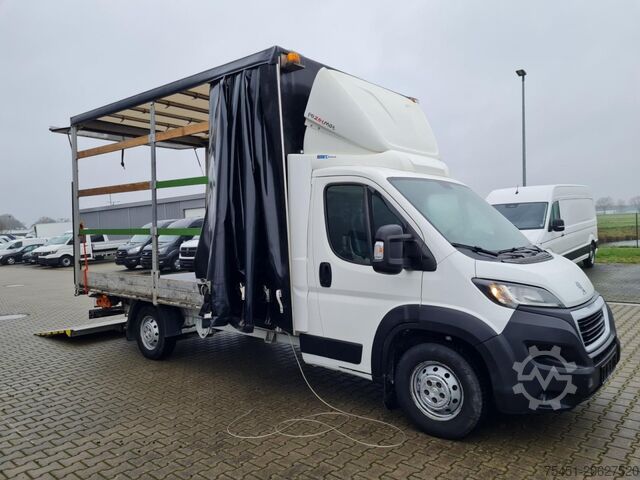 Curtain sider van Peugeot Boxer 35 Pritsche 2x Schiebe Plane LBW L4 KLIMA