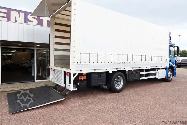 Box body Mercedes-Benz Antos 1924L Huif + Klep Dhollandia 2000 KG Euro 6