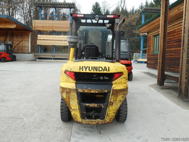 Forklift Hyundai 50DA-9A Triplex SS ZV Zwillingsreifen