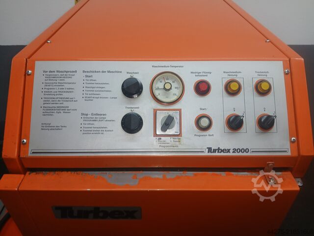 Parts cleaning system washing machine Malmkvist Turbex 2000