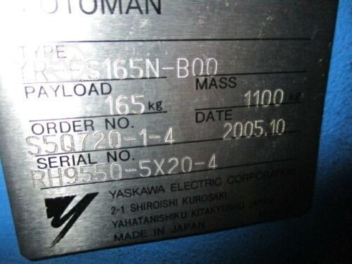 Industrial robot Yaskawa Motoman ES165N NX100