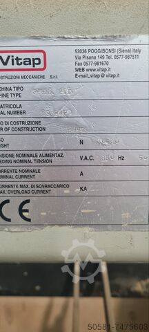 Multi support drilling system for line a Vitap SIGMA 2TA