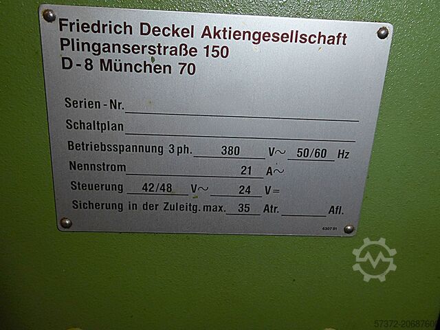 CNC Fräsmaschine DECKEL FP 4 AT