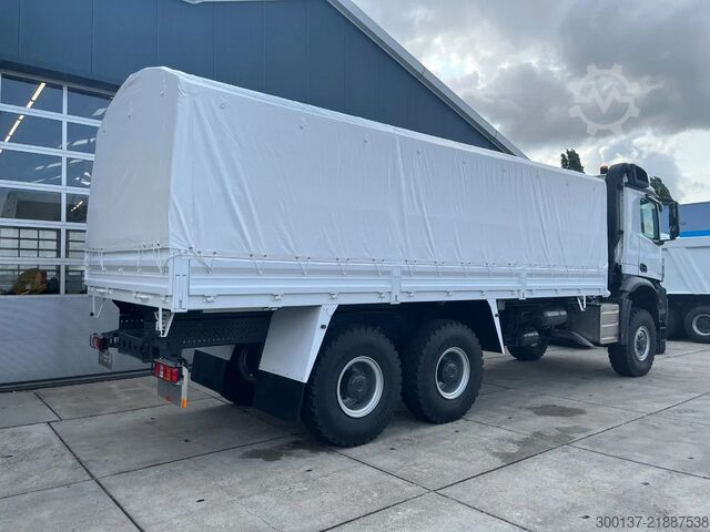 Tarpaulin Mercedes-Benz Arocs 3340 A 6x6 Cargo Truck