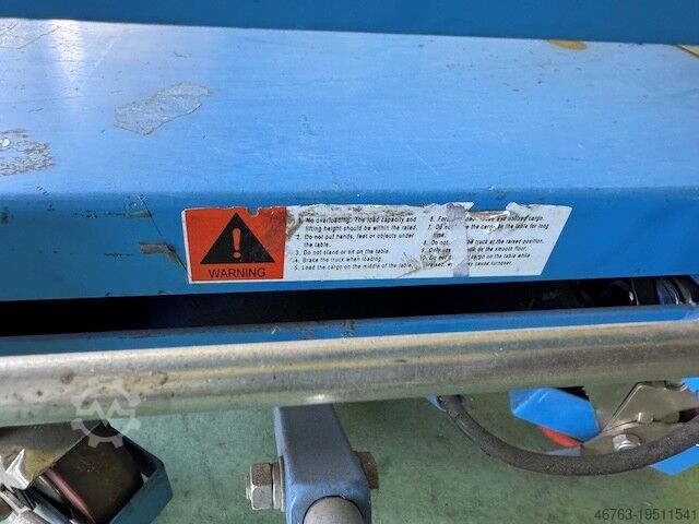 Scherenhubtisch Hansel Lifta Scherenhubtisch mit manuellem Hubantrieb