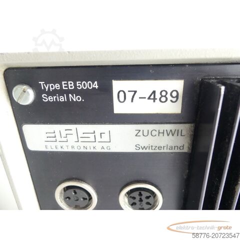 Komponente ELASO Elaso EB 5004 Eltrobalance Auswuchseinheit mit Schlüssel ohne Anschlusskabel SN:07-489