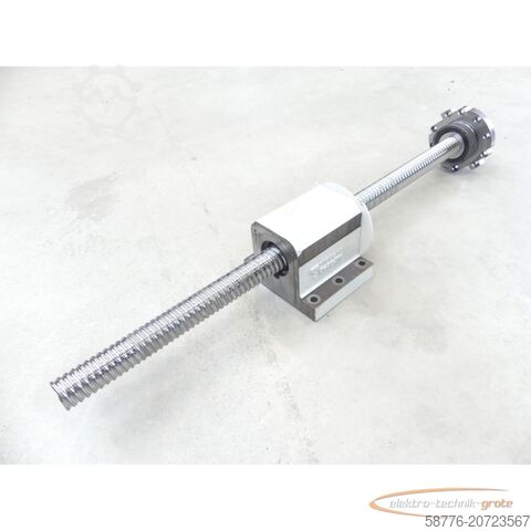 Component Rexroth Emag -  Spindel / Kugelgewindetrieb + R150357086 Kugelumlaufspindelmutter SN: 174