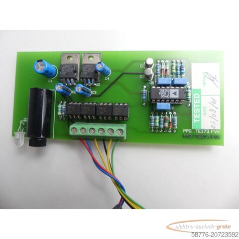 Component Eurotherm PV-X SP-W Prozessor + PPG TE173 FVH Platine