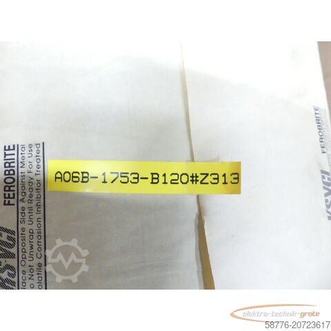 Component Fanuc A06B-1753-B120 # Z313 Spindel SN ! -