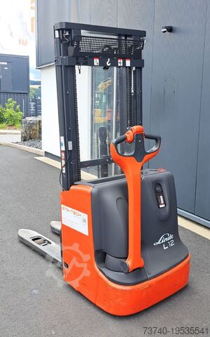 High Lift stacker Linde L12i / Lithium-Batterie