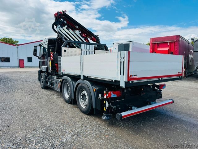 Truck mounted crane MAN 26.480 6x4-4 Hydrodrive Fassi Kran F545 Jib