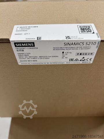 Servo converter Siemens 6sl5310-1be15-0df0
