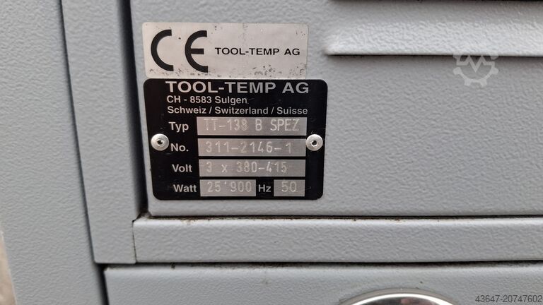 Flüssigkeitstemperiergerät, Tool-Temp 138 Tool-Temp TT138 B SPEZ