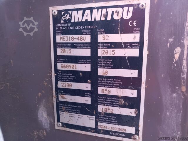 Forklift Manitou ME 308-48V