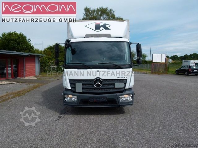 Curtain sider van MERCEDES-BENZ Atego 818L, Pritsche Plane, LBW, Klima, AHK, DE