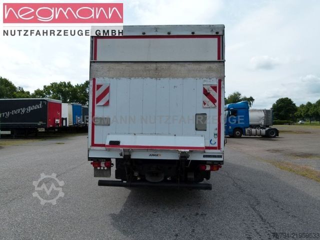 Curtain sider van MERCEDES-BENZ Atego 818L, Pritsche Plane, LBW, Klima, AHK, DE