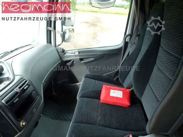 Flatbed truck with tarp MERCEDES-BENZ Atego 818L, Pritsche Plane LBW, Klima, AHK, DE.