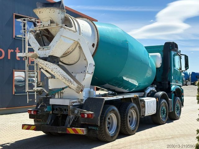 Concrete mixer truck MERCEDES-BENZ AROCS 3740 8x4 Betonmischer EUROMIX 10 m³