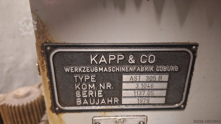 Tool and Cutter Grinder Kapp AST305B