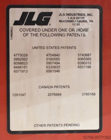 Gelenkteleskoparbeitsbühne JLG E600JP