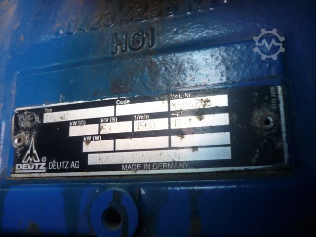 Aggregate Deutz Bredenoord BRDE-57      57 KVA  Diesel Aggregaa...
