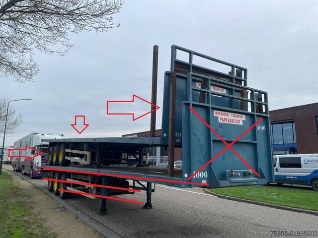 Flatbed Haan OPL45 Heavy Duty (45Ton) / Rungen-Potholes / NL...
