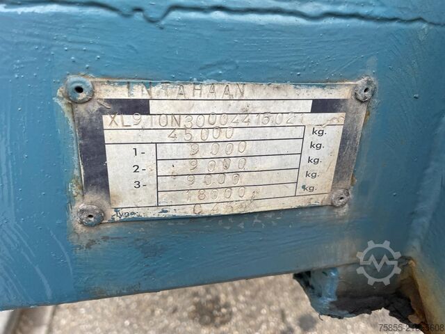 Flatbed Haan 045 Heavy Duty (45Ton) / Rungen-Potholes / NL T...
