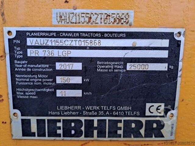 Planiermaschine Liebherr PR 736 LGP