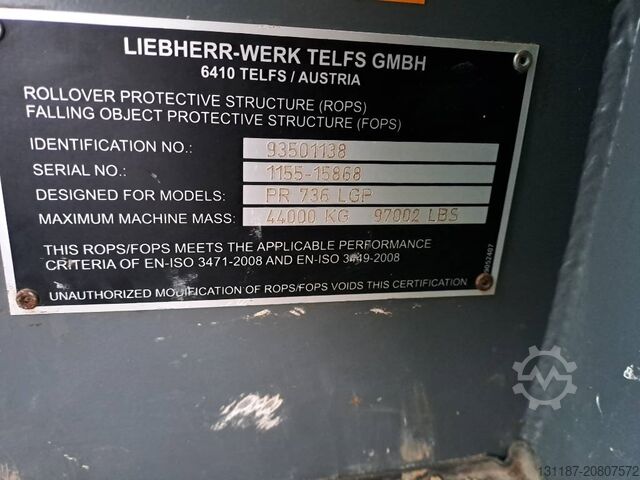 Planiermaschine Liebherr PR 736 LGP