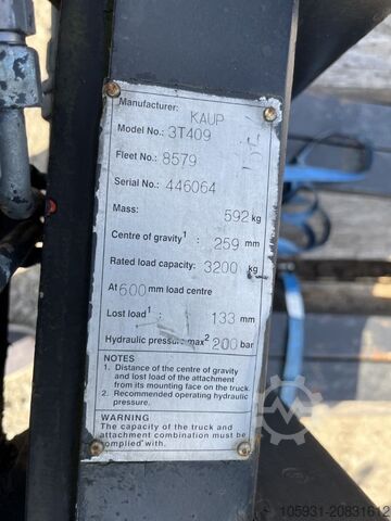 Doppelpalettengabel Kaup 3T409