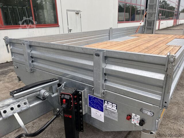 Low loader trailer Möslein TTT 11- 7,28  Neuer Tandemtieflader, 7,28 m Ladefläche