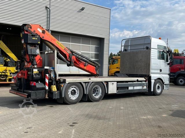 LKW mit Pritsche (offen) MAN TG-X 26.400 6x2 Pritsche Heckkran Palfinger PK 2