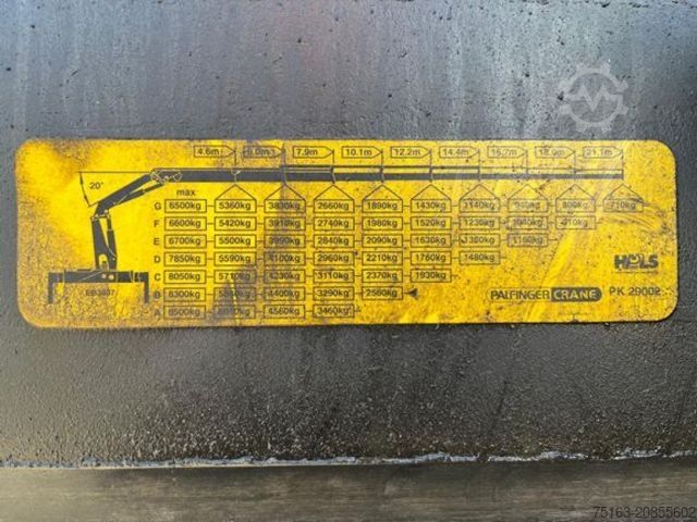 Autokran MAN TG-X 26.400 6x2 Pritsche Heckkran Palfinger PK 2