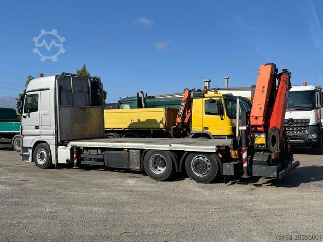 LKW mit Pritsche (offen) MERCEDES-BENZ Actros 2541 Pritsche Heckkran Palfinger PK 34002
