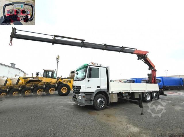 LKW mit Pritsche (offen) MERCEDES-BENZ Actros 2546 L 6x2 Pritsche Heckkran Palfinger P