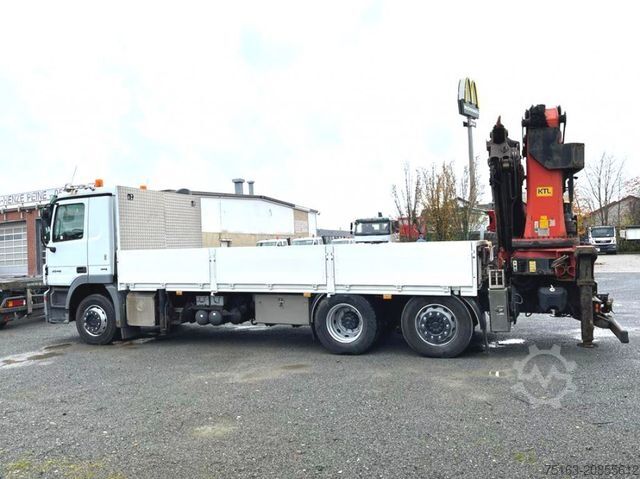 LKW mit Pritsche (offen) MERCEDES-BENZ Actros 2546 L 6x2  Pritsche Heckkran Palfinger P