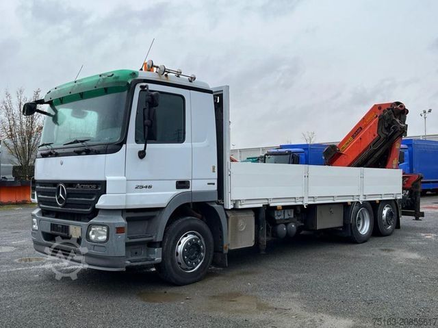 Autokran MERCEDES-BENZ Actros 2546 L 6x2  Pritsche Heckkran Palfinger P