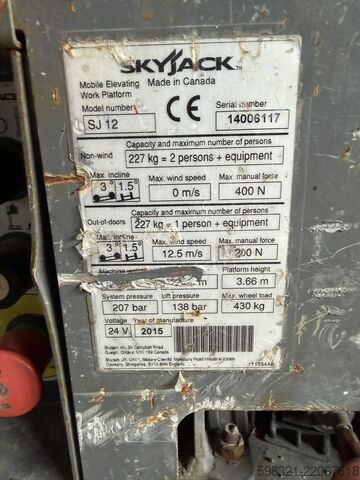 Mobile work platform Skyjack SJ16