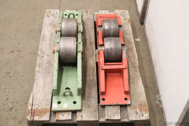 Container rotating device (2 pieces) unbekannt Rollenabstand 220 mm