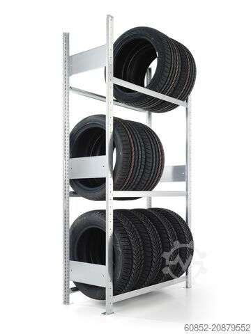 Modular shelf ca. 34,56 lfm. Reifenregale META für bis zu 360 Reifen! Neuware