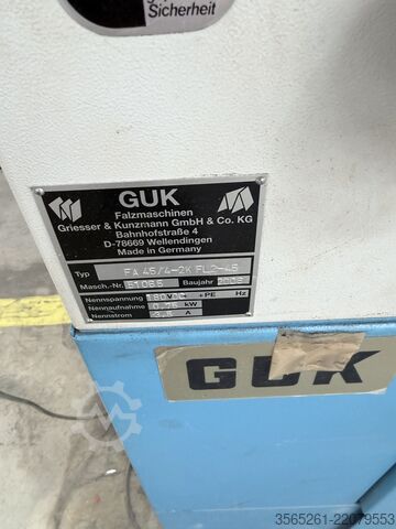 Folding machine GUK Falzmachinen FA45/4