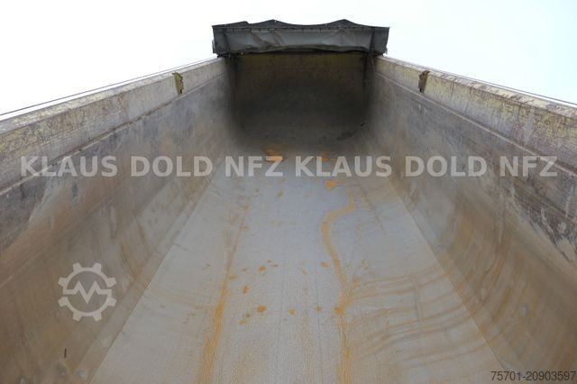 Tipper semitrailer SCHMITZ CARGOBULL SGF S3 Kippmulde  25 m³ Plane Liftachse