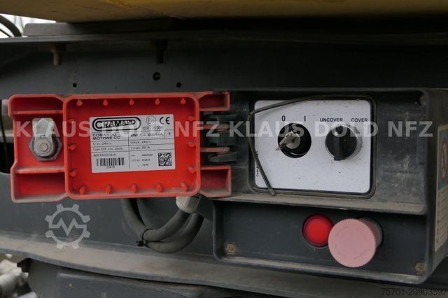 Tipper semitrailer SCHMITZ CARGOBULL SGF S3 Kippmulde  25 m³ Plane Liftachse