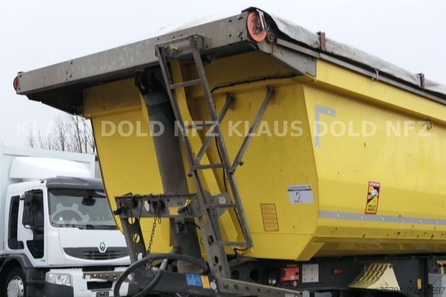 Tipper semitrailer SCHMITZ CARGOBULL SGF S3 Kippmulde  25 m³ Plane Liftachse