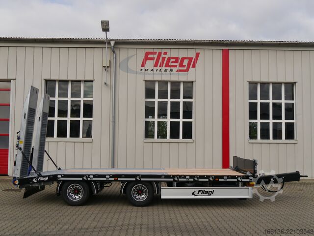 Platform trailer FLIEGL Tandem-Plattform-Anhänger TPS 210 Jumbo