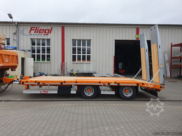 Platform trailer FLIEGL Tandem-Plattform-Anhänger TPS 210 Jumbo