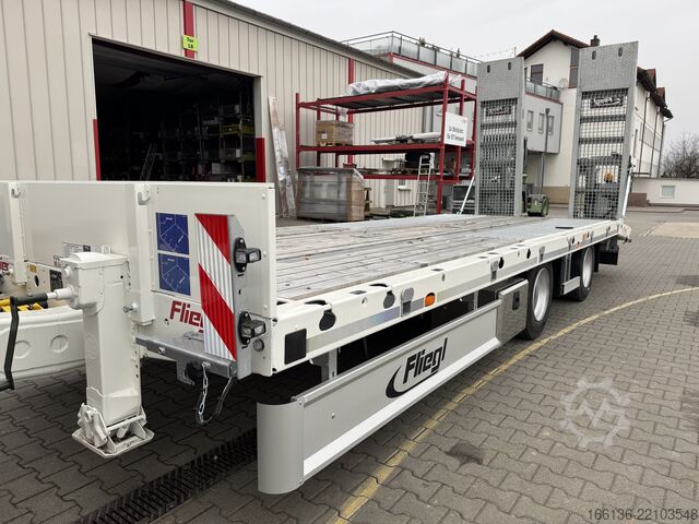 Platform trailer FLIEGL Tandem-Plattform-Anhänger TPS 210 Jumbo