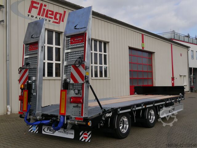 Platform trailer FLIEGL Tandem-Plattform-Anhänger TPS 210 Jumbo